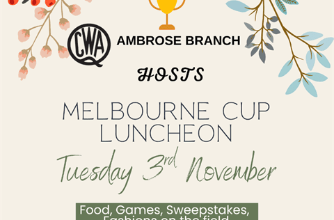 QCWA Ambrose Branch - Melbourne Cup Luncheon